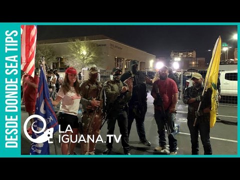 ¿Qué diría el gobierno gringo si en Venezuela paramilitares rodearan los centros electorales?