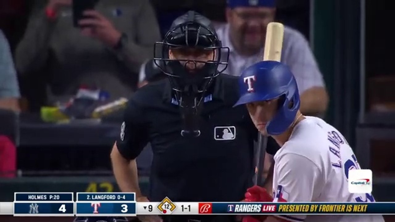 Walk-off Grand Slam For Rookie Wyatt Langford ! (Full At-Bat !)