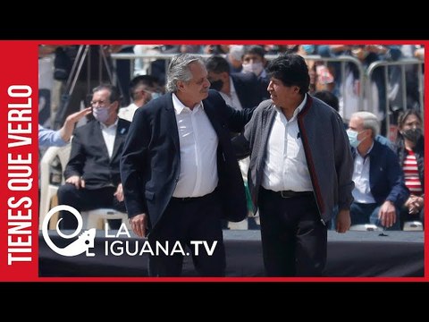 ¡El pueblo no se equivoca! El emotivo discurso de despedida a Evo Morales de Alberto Fernández