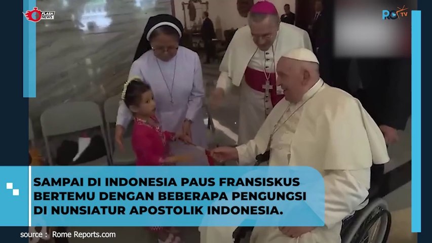 Momen Paus Fransiskus Berkunjung ke Nunsiatur Apostolik Indonesia