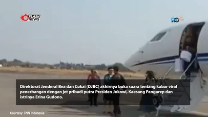 Kaesang Erina di Jet Pribadi, Ini Kata Bea Cukai
