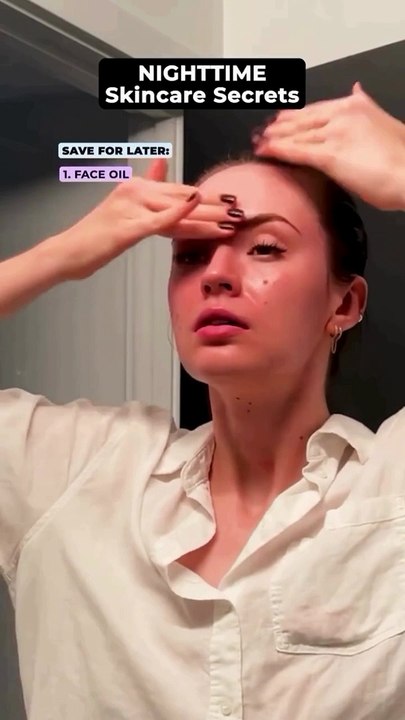  Nighttime Skin Secrets Revealed! ✨ Unlock Glowing Skin While You Sleep #SkincareRoutine