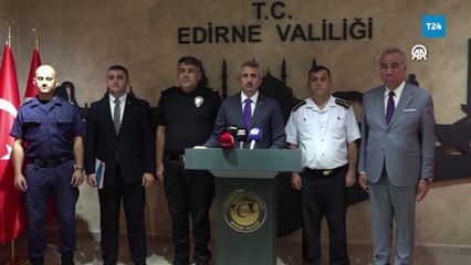 Edirne Valisi Sezer: 8 ayda 12 bin 791 düzensiz göçmen yakalandı