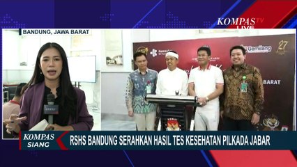 Hari Ini, RSHS Bandung Akan Serahkan Hasil Tes Kesehatan Paslon Pilgub Jabar