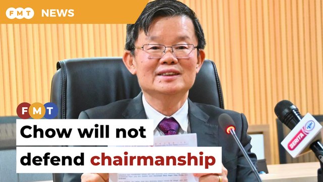 Chow declines to contest Penang DAP polls