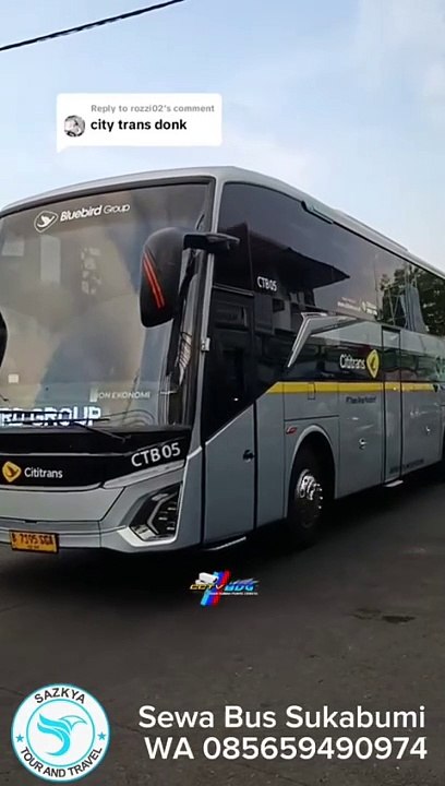 Paling Elegan, 085659490974 WA, Foto Bus City Trans Utama Sukabumi