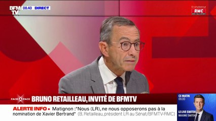 "On veut participer pour le bien de la France": Bruno Retailleau (LR) évoque le futur gouvernement