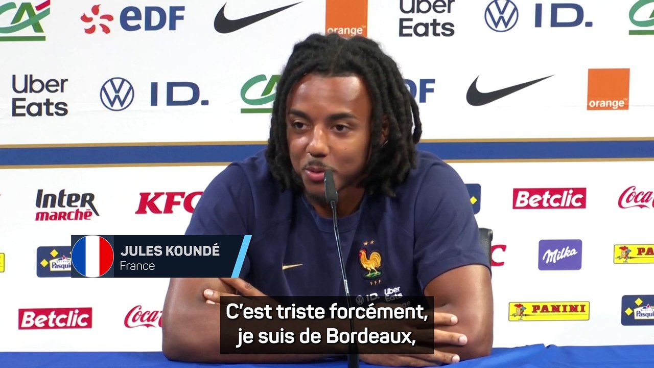 Koundé : “Voir Bordeaux descendre si bas, c’est triste”