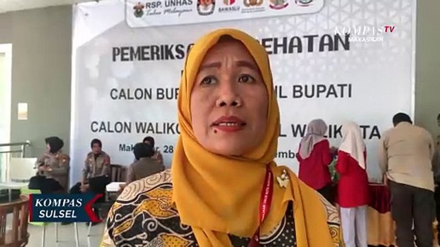 3 Pasangan Bakal Calon Wali Kota Jalani Tes Kesehatan