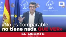 Patxi López contradice a la portavoz del PSOE y no ve comparable la financiación de Cataluña con la de Cuenca o Teruel