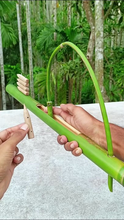 Bamboo Creations with new Slingshots #bamboo #Diy #Toy