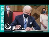Un año y medio millón de muertos después: Biden ordenó el uso obligatorio de la mascarilla