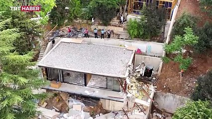 Vaniköy'deki kaçak inşaat yıkılıyor