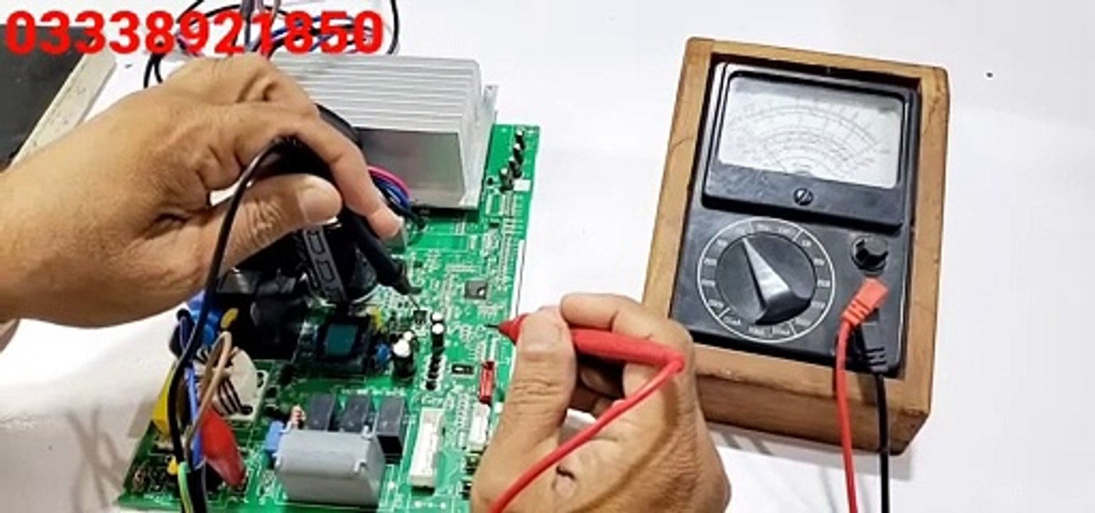 #82 Dc inverter Ac outdoor PCB micro processor communication E5 error