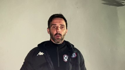 Badshot Lea manager Gavin Smith post-Binfield