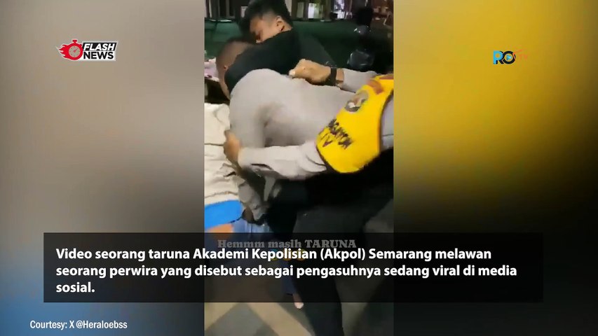 VIRAL! Video Taruna Akpol Melawan Perwira Saat Laptop Diperiksa