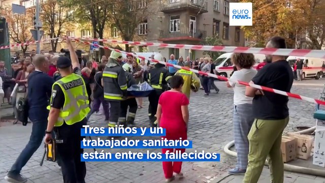 Misiles rusos matan al menos a 7 personas en Leópolis