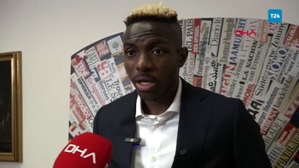 Galatasaray'ın süper starı Osimhen: İdollerim Drogba, Eto'o ve Lewandowski!