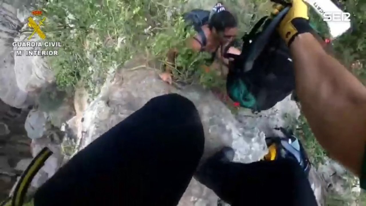 La Guardia Civil rescata a diez personas atrapadas por el temporal en Torrent de Pareis (Mallorca)