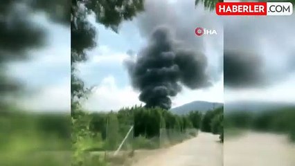 Bursa'da geri dönüşüm tesisinde yangın