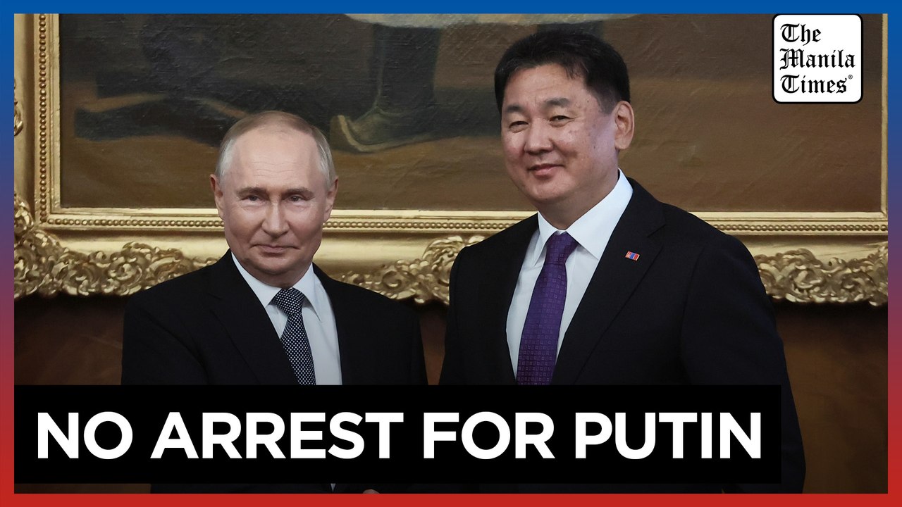 Mongolia ignores an international warrant for Putin's arrest, giving him a red-carpet welcome