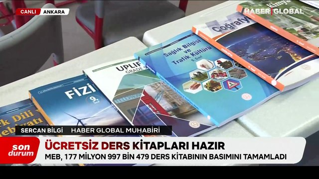 Ücretsiz ders kitapları hazır: MEB 177 milyon 997 bin 479 ders kitabının basımını tamamladı
