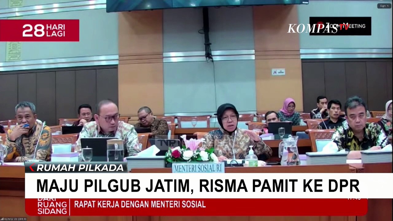 Maju Pilgub Jatim, Tri Rismaharini Pamit ke DPR