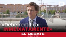 Almeida, sobre las palabras de Vinicius en contra del Mundial en España: «Debe rectificar inmediatamente»