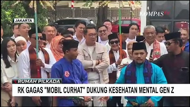 Ridwan Kamil Gagas 'Mobil Curhat Keliling' Dukung Kesehatan Mental Gen Z