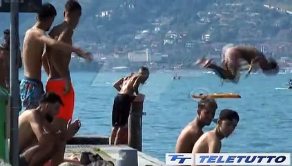 Video News - Sul lago d'Iseo è emergenza tuffi