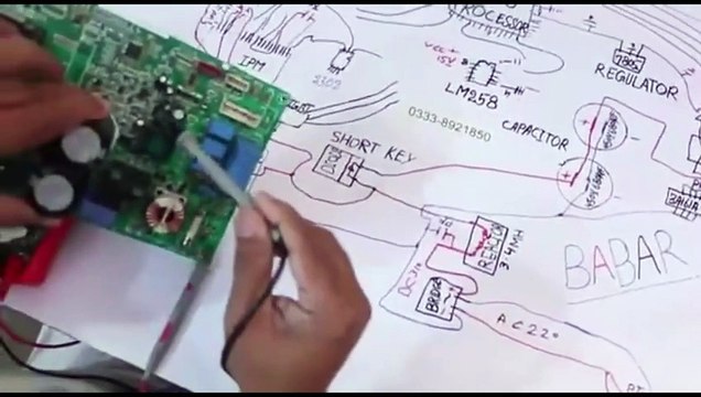 #34 Inverter AC PCB Components diagram and complete diagram lecture.PART#2