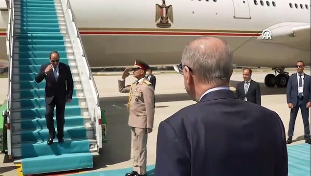 12 yıl sonra ilk ziyaret: Mısır Cumhurbaşkanı Abdulfettah es-Sisi Ankara'da