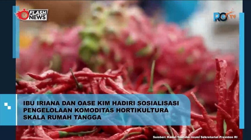 Ibu Iriana dan Oase Kim Sosialisasi Pengolahan Komuditas Hortikultura Skala Rumah Tangga