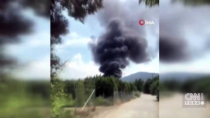 Bursa'da geri dönüşüm tesisinde yangın