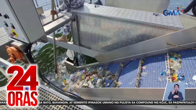“Circular Explorer,” solar-powered sea vessel na nangongolekta ng basura sa Manila Bay | 24 Oras