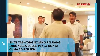 Shin Tae Yong Bilang Peluang Indonesia Lolos Piala Dunia Cuman 20 Persen
