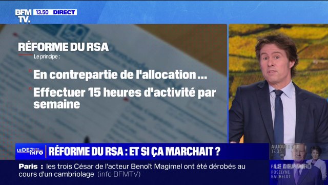 Réforme du RSA: des premiers résultats encourageants, selon France Travail