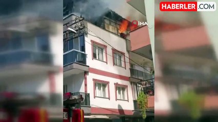 Yangın çıkan çatı katının sahibi ile komşuları arasında kavga çıktı