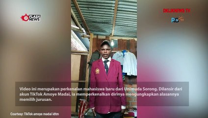 Viral! Mahasiswa Papua Ungkap Alasan Kuliah, Kampung Saya Tidak Punya Guru