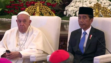 El papa pide en Indonesia luchar contra "el extremismo y la intolerancia"