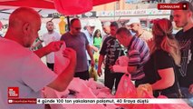 Zonguldak'ta 4 günde 100 ton yakalanan palamut, 40 liraya düştü