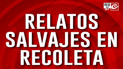 Una de relatos salvajes en Recoleta: portero intervino en discusión de tránsito y lo molieron a golpes