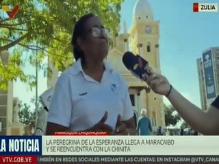 Virgen de Fátima es recibida en el edo. Zulia y se reencuentra con La Chinita