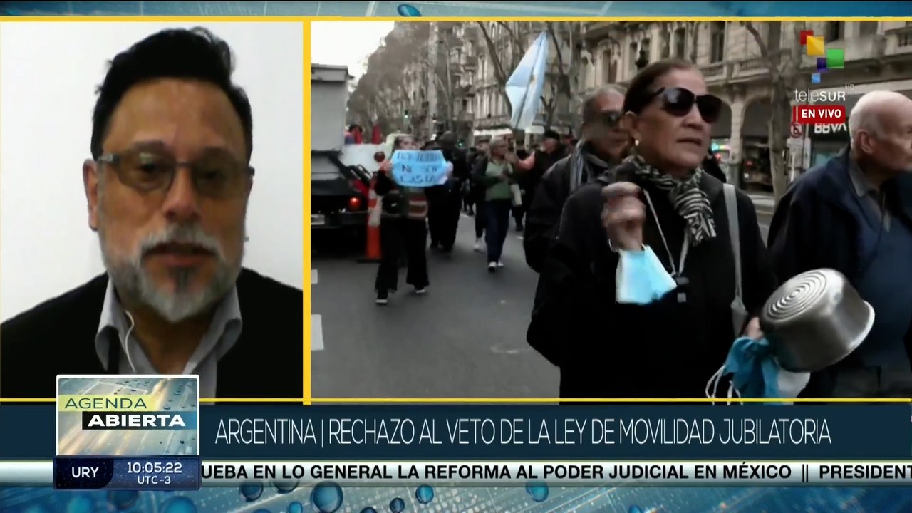 Jubilados argentinos se movilizarán contra Veto a la Ley de Movilidad