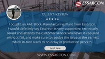 AAC Block Plant Manufacturer | Essarcon