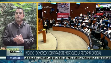 Legislativo mexicano debate reforma judicial