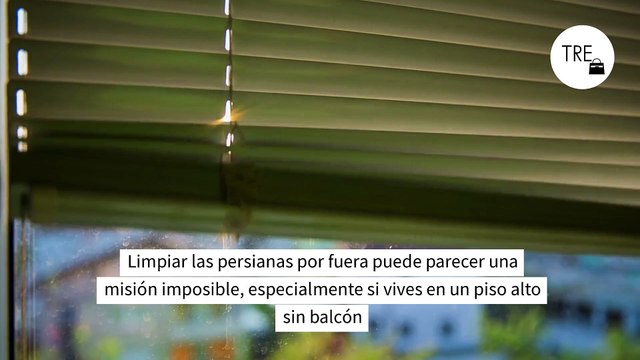 El truco de genio para limpiar las persianas por fuera de forma rápida y fácil en edificios altos (y sin correr riesgos)