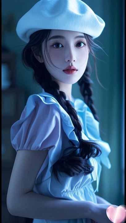 帽子美女，美妆，服饰，穿着，模特，美女模特，时装，时尚服装，Fashion， Fashion trend， Fashion show， Fashion show， Clothing matching