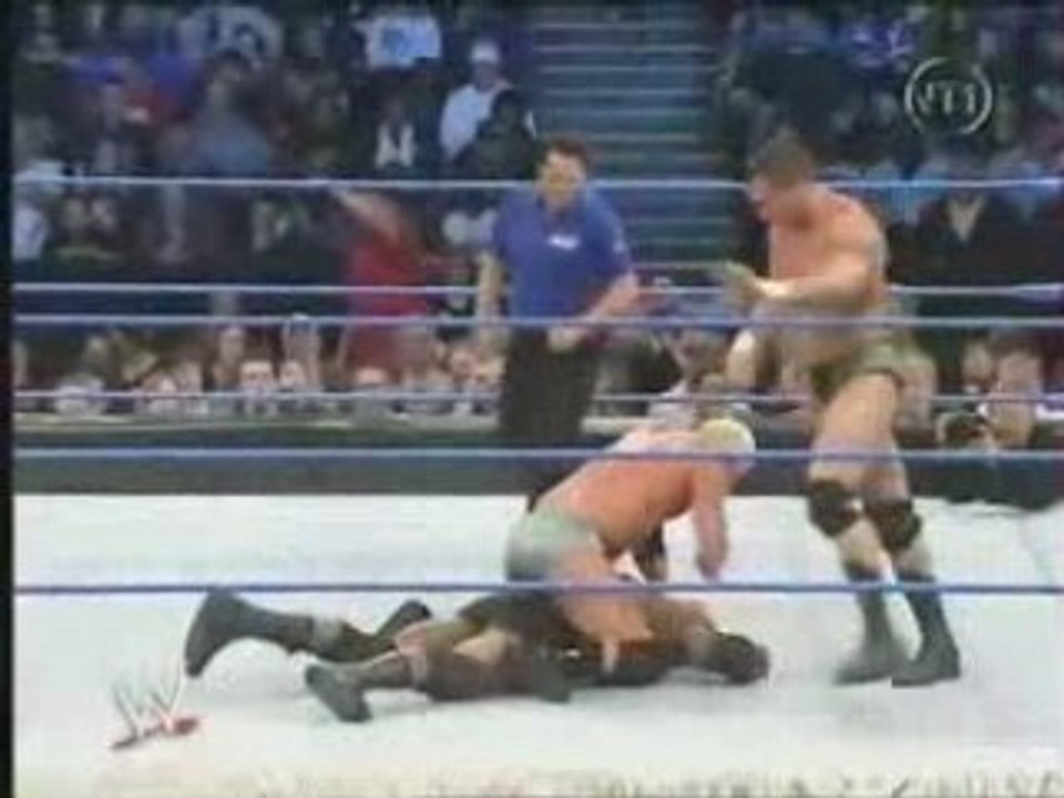 WWE - Bobby Lashley vs Randy Orton & Mr Kennedy