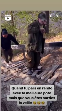 Quand tu pars en rando avec tes meilleurs potes